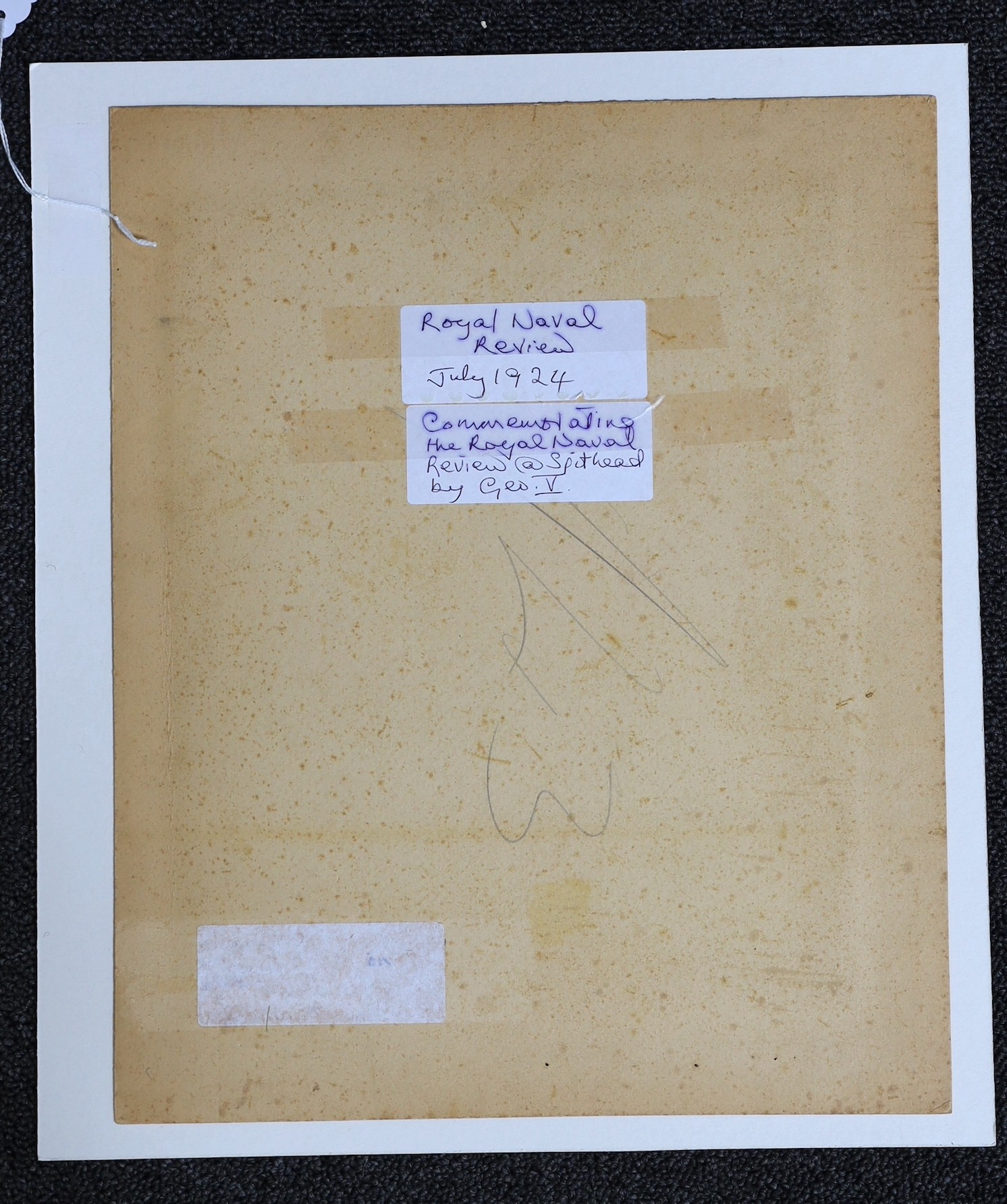 Tony Webster (Daily Mail cartoonist), 'The Naval Review', Royal Naval Review July 1924, ink on card, 30 x 24cm, unframed